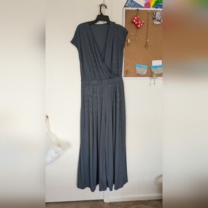 Halara Large Grey Jumpsuit wide leg